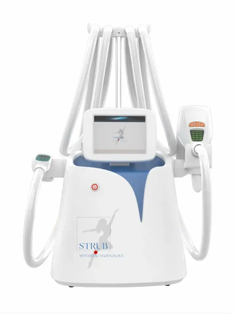 Front view of the KumaShape Pro machine with applicators