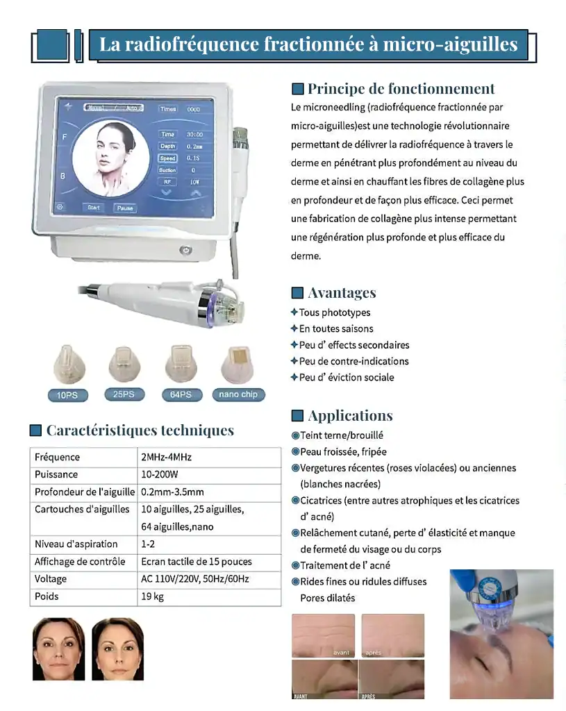 microneedling brochure technique explicative