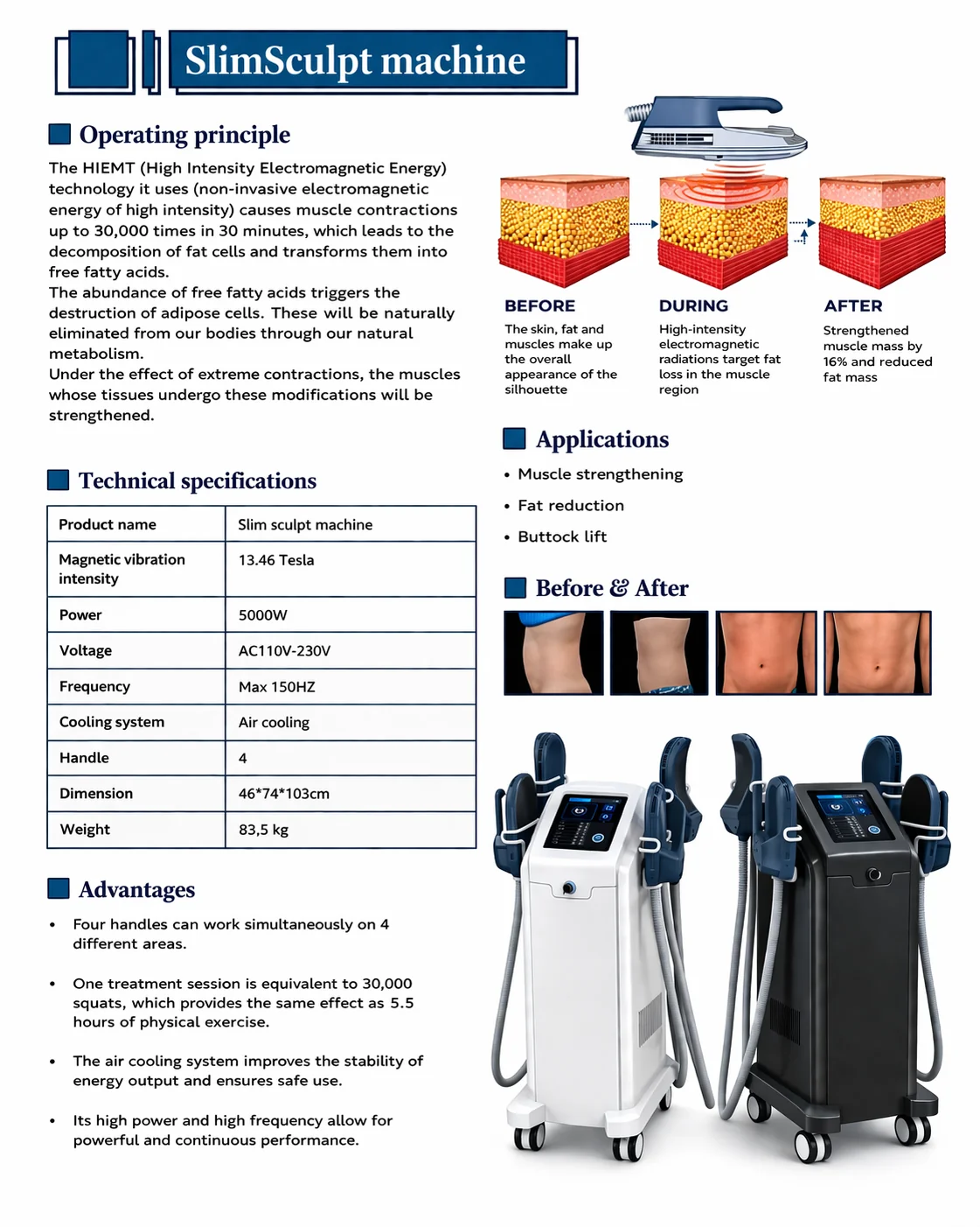 SlimSculpt technical brochure catalog